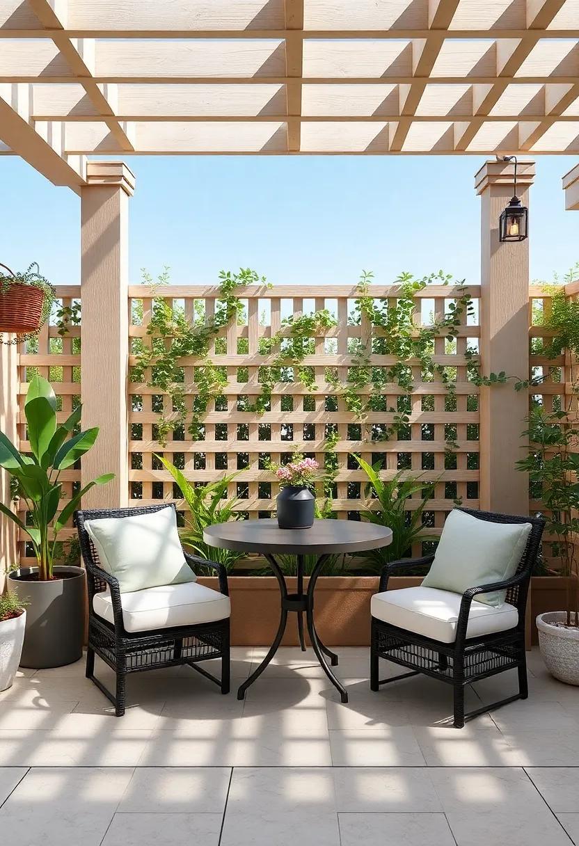 Maximizing Space: Using Lattice Screens to‌ Define Areas