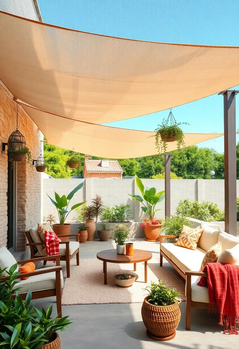 Hang plants and decorations from your shade⁢ sails to add a touch of greenery and ‍a sense of warmth⁢ to ‌your outdoor space
