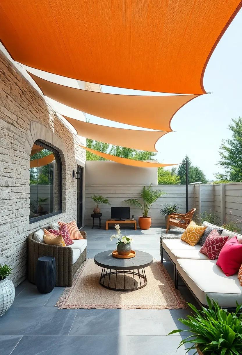 Mix‌ and match different sizes of shade sails for a ⁢playful ‍and artistic‌ look that's sure to impress guests during ⁤gatherings