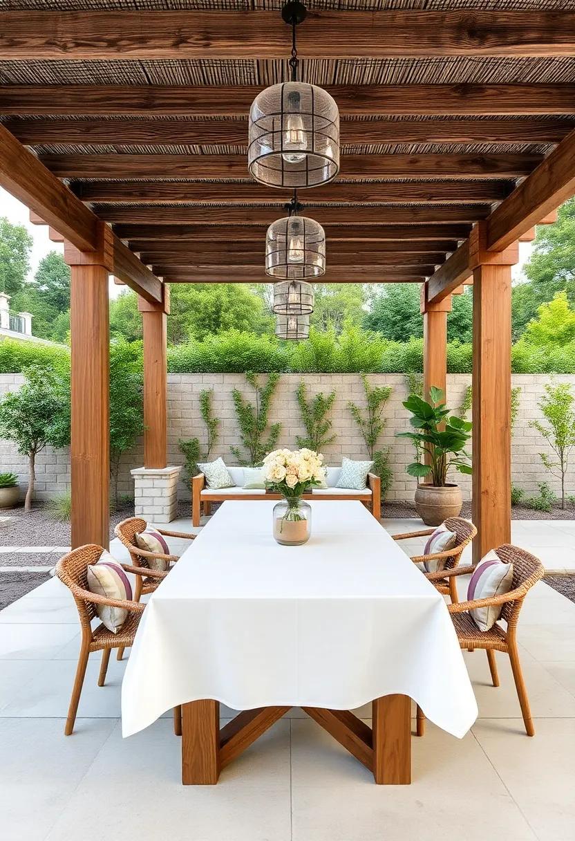 Rustic charm: Embracing natural Materials for Your Pergola Design