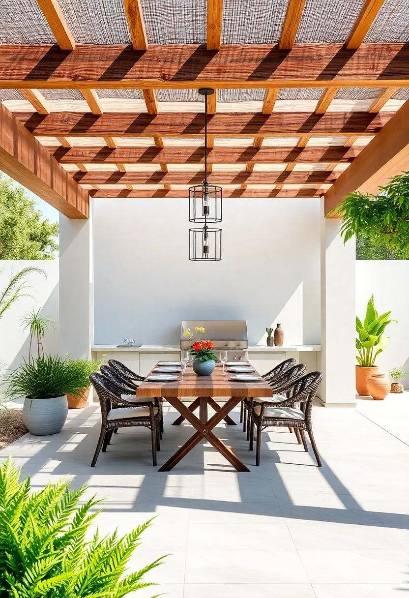 Culinary Retreat: Creating a BBQ Area Near Your Pergola for Culinary Delights