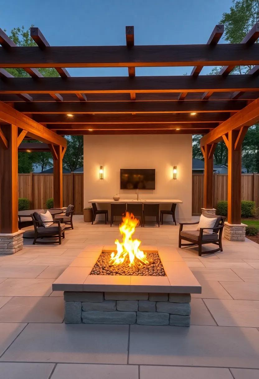 Fire Pit Delight: Integrating a Fire Feature for Warmth and Gathering