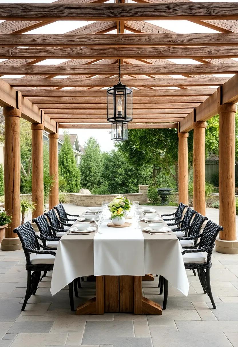 Rustic Elegance: Classy Table Settings for Outdoor Dining Experiences
