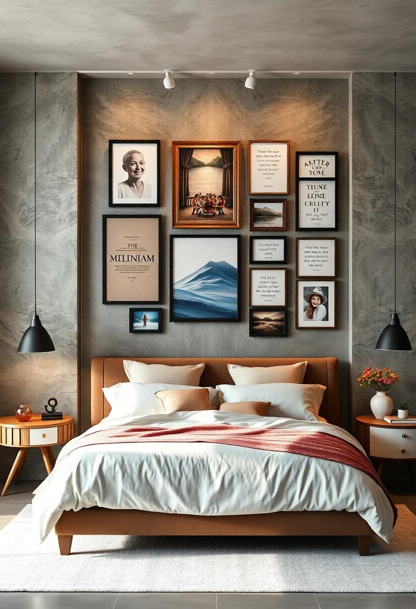 Create a custom gallery wall showcasing your favorite art pieces, memories, ⁤and ‍quotes that ⁢resonate with ‍you