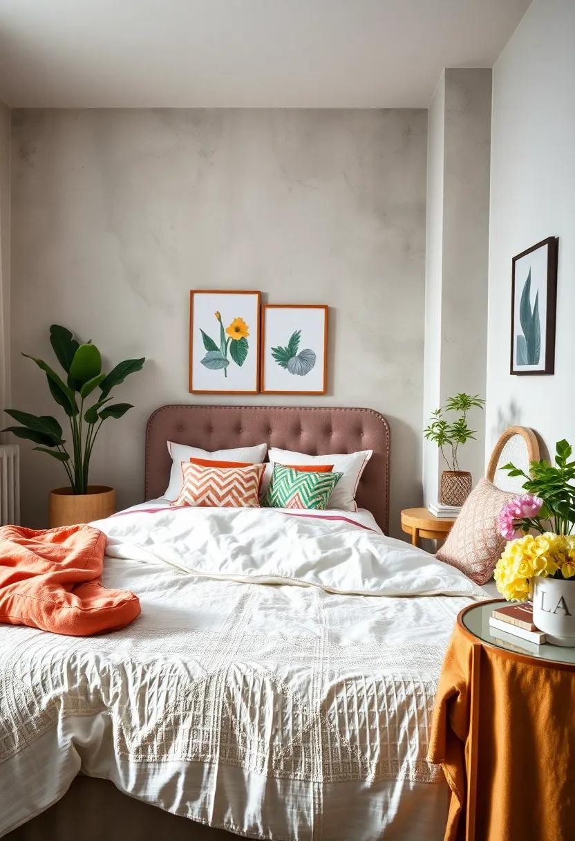 Use colorful washi tape to create geometric designs or borders on your furniture for a playful touch