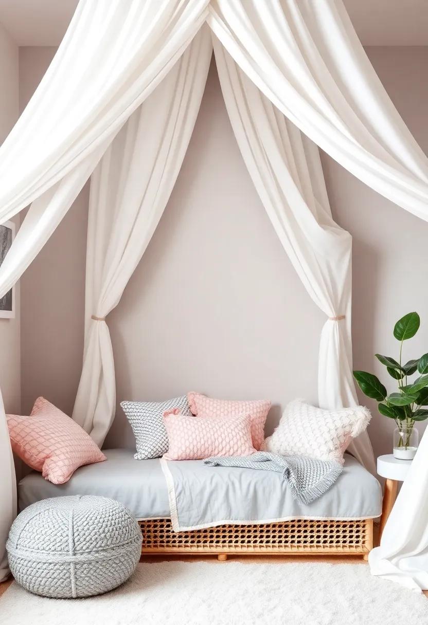 Utilizing Dreamy Canopies to Create a Cozy Nook