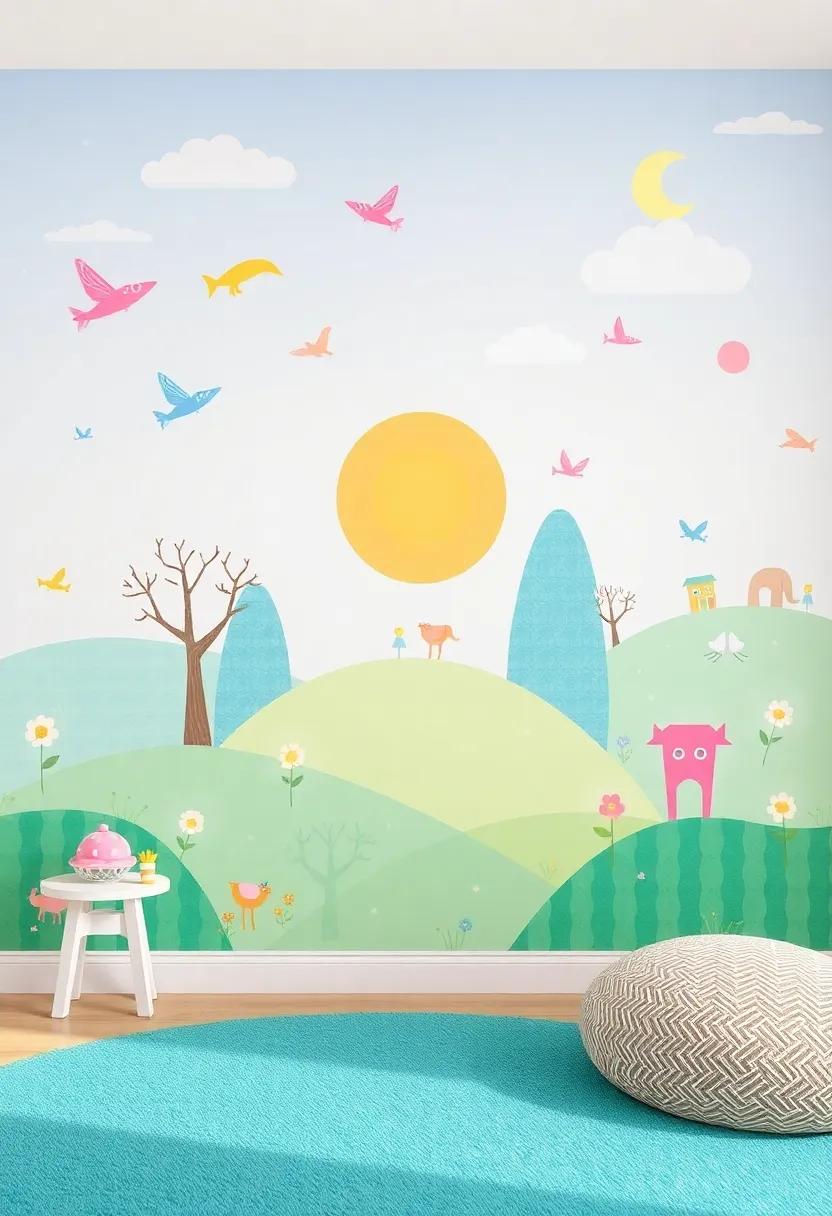 Whimsical Wall Murals Transforming Imagination into Reality