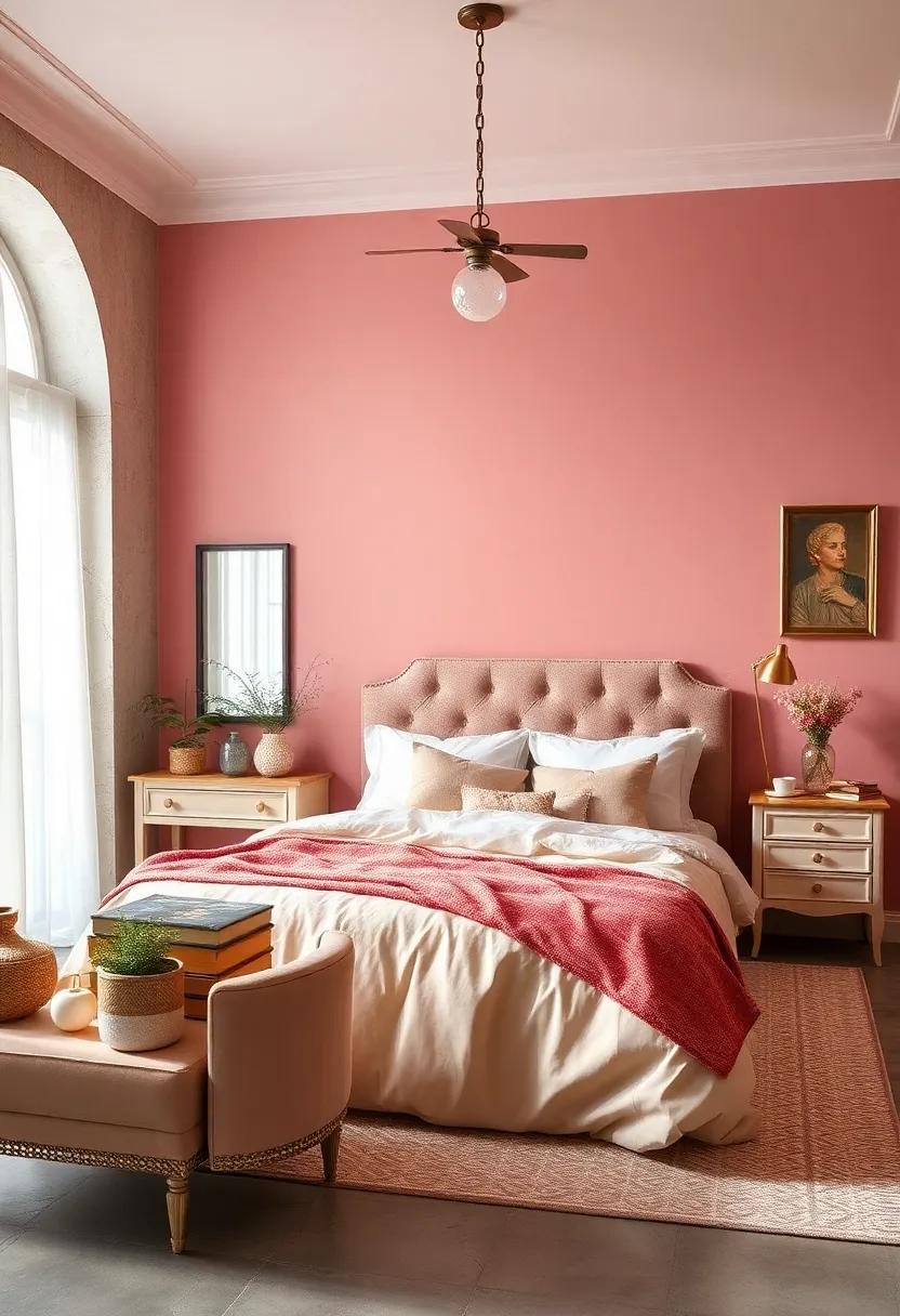 Antique Pink: A muted, dusty pink that exudes sophistication and pairs beautifully ​with vintage decor
