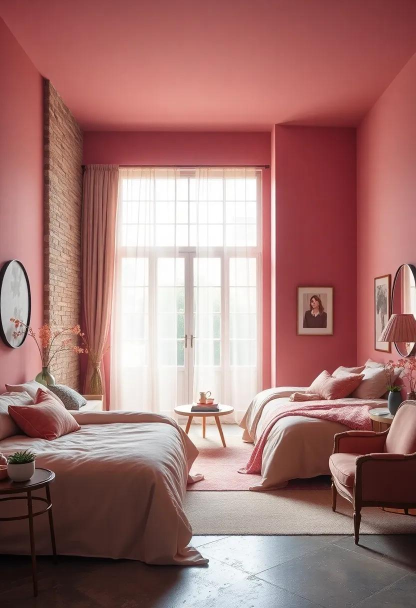 Dusty Rose: A vintage-inspired shade that brings a‌ sophisticated touch, perfect for a romantic ⁣and ‌cozy retreat