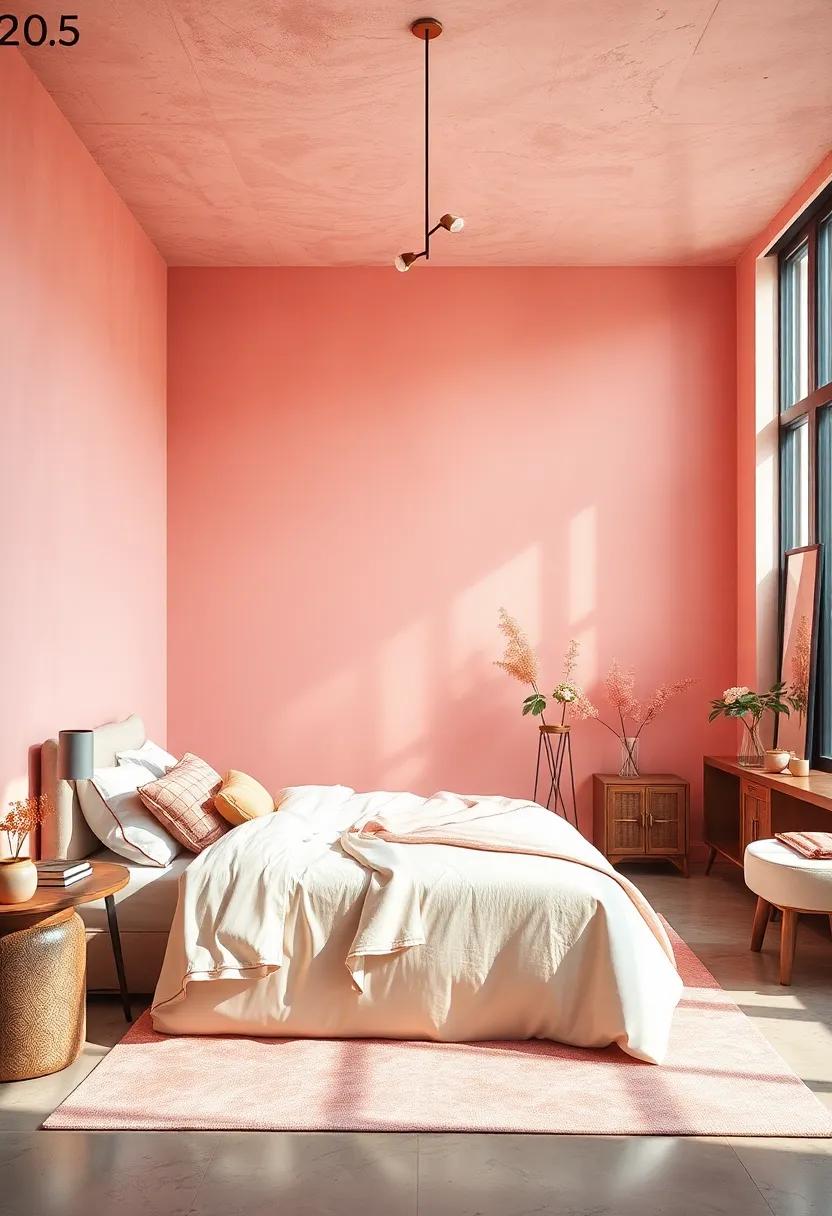 Peachy ‍Pink: A warm, peach-infused pink that creates ‍a sense of comfort and is‍ a delightful choice ‍for relaxation