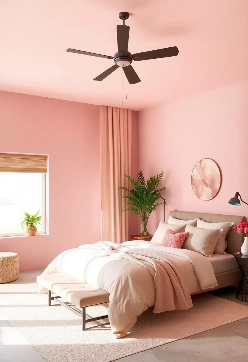 shell Pink: A soft,​ light ​pink reminiscent of beach shells, creating a serene coastal-inspired retreat