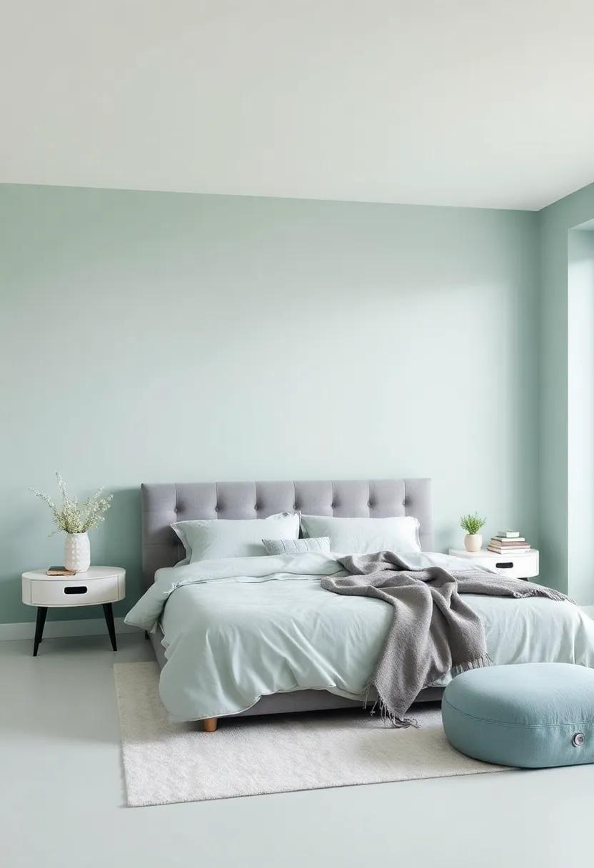 Serene Shades: ‌The Allure⁤ of Soft Blues ⁢and⁣ Greens in Modern Bedrooms