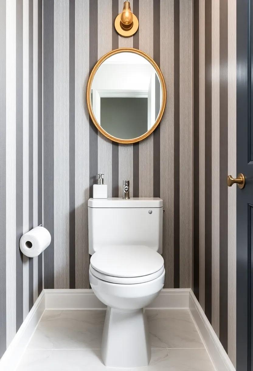 Striped Elegance: Use wide or narrow stripes with a contrasting faux finish to create a classic and timeless look that never goes out of style