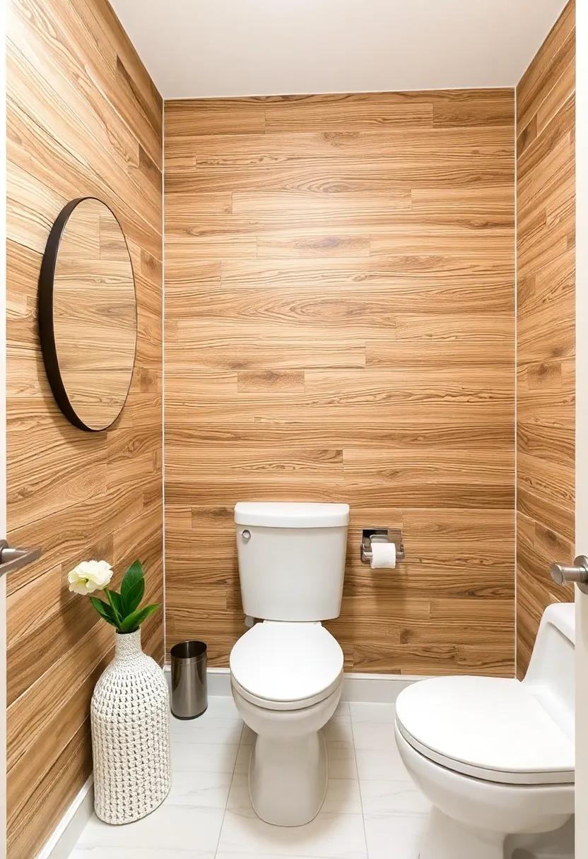 Plank Wall: Create depth and interest with a faux plank wall finish, mimicking reclaimed wood for an inviting and stylish backdrop