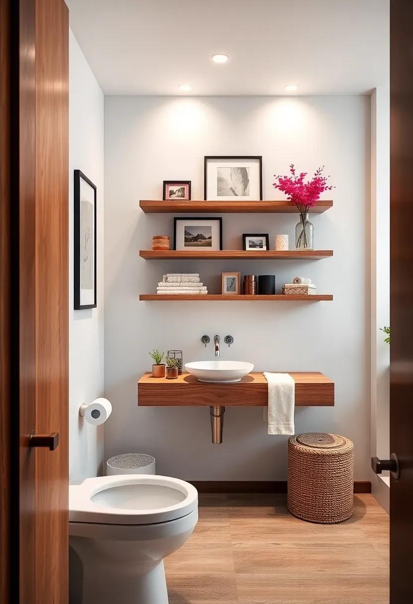 Floating Shelves: Opt for ⁣sleek, minimalist floating shelves to display framed art and⁤ carefully chosen knickknacks that blend style with functionality