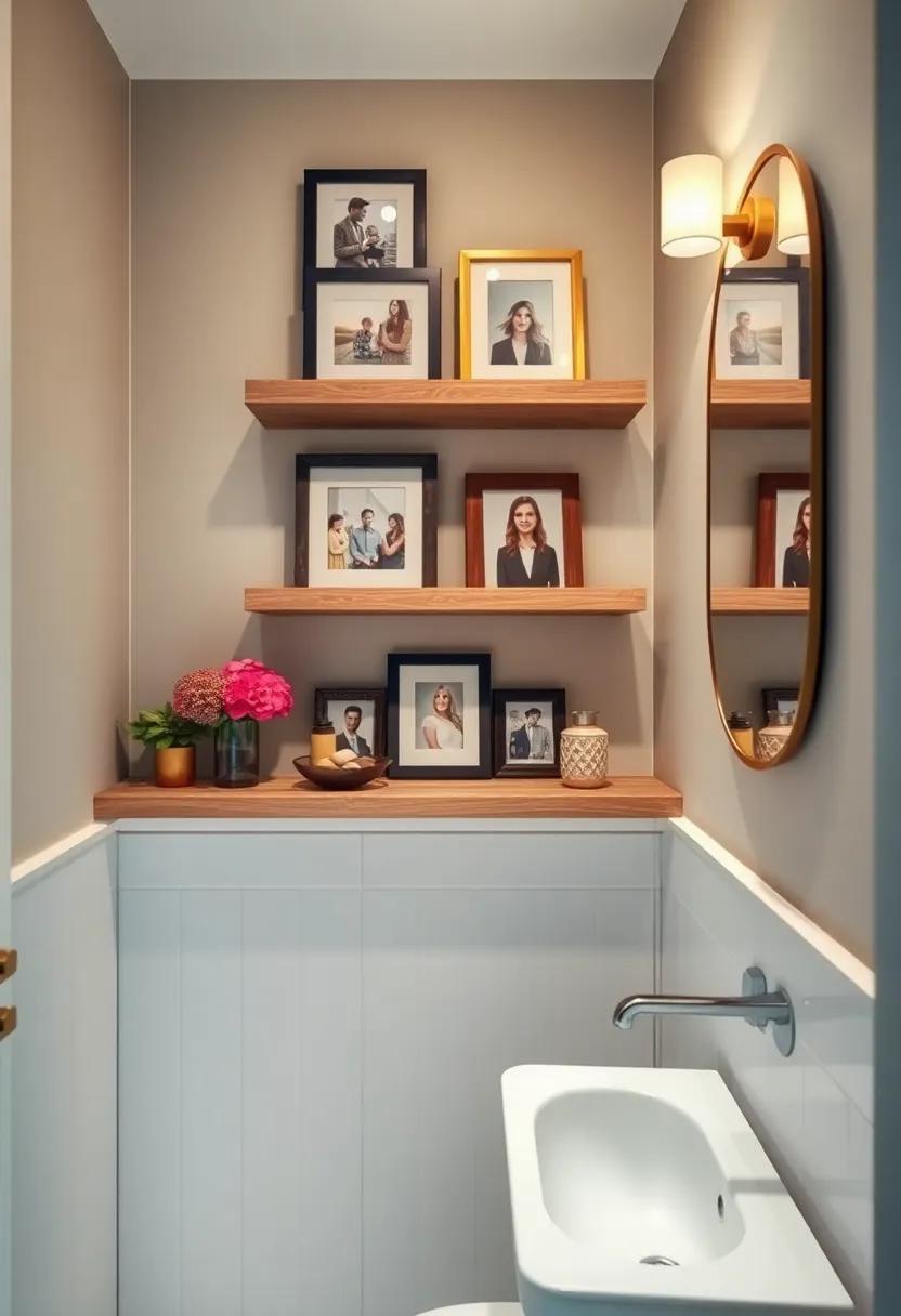 Personalized Touches: Add‌ family ​photos in‍ elegant⁣ frames, bringing a ⁣personal touch that makes ⁣your‍ powder room​ feel⁣ warm and⁣ inviting