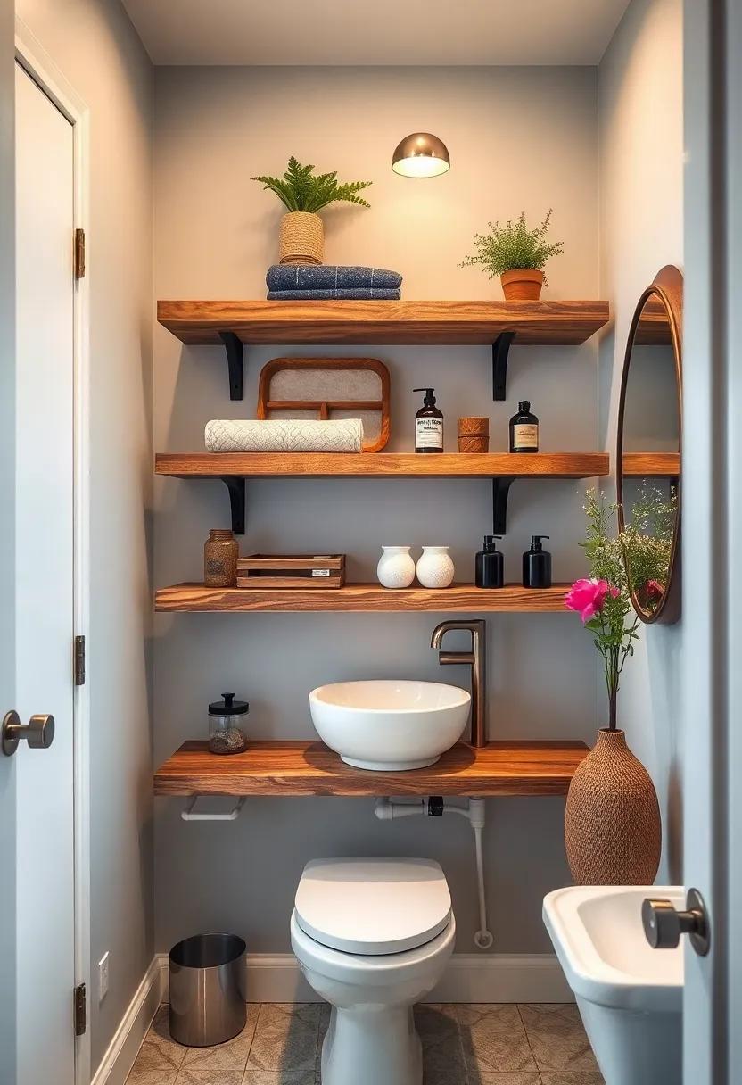 Upcycled⁤ Shelves: ‍Craft shelves from repurposed wood or reclaimed ⁣materials, embracing ​sustainability while adding a touch of rustic charm