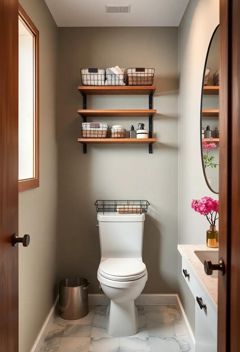 Wall-Mounted Baskets: Install wall-mounted⁢ metal baskets for a stylish storage solution that frees up space⁤ while ⁢keeping essentials accessible