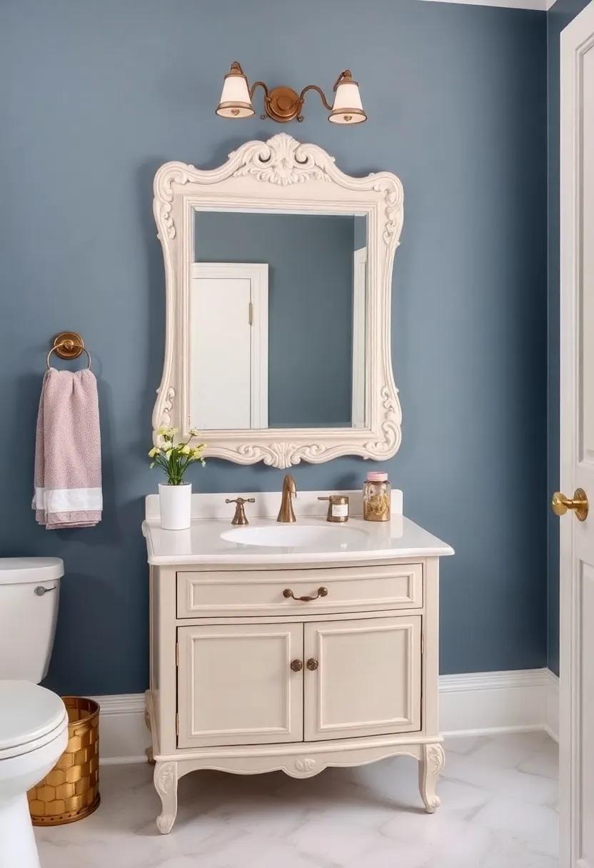 Vintage Finds: Incorporating Antique Vanities for Character and Charm