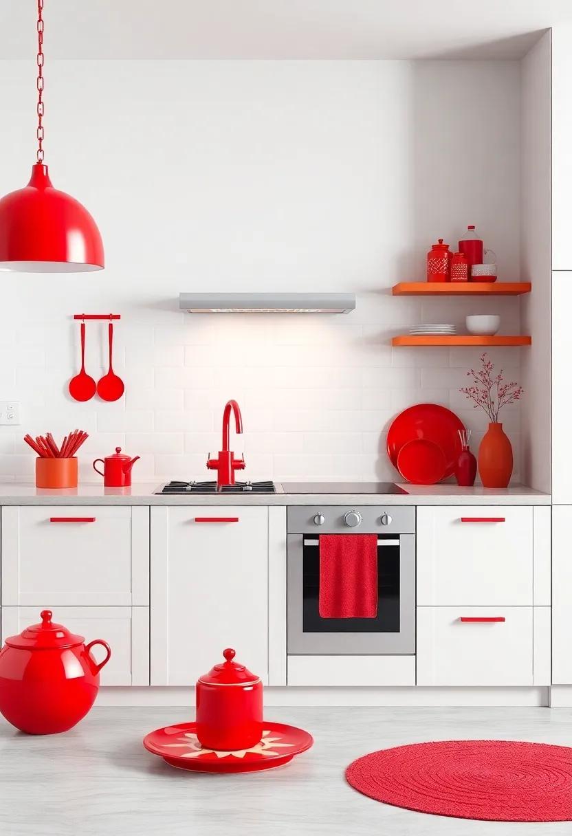 Sizzling Red Accessories to​ Enhance Your⁣ Kitchen’s ‌Personality