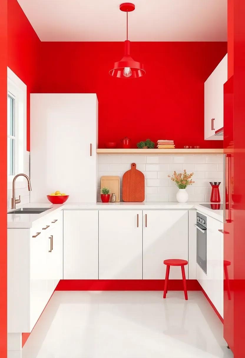 Transforming a⁣ Small‍ Kitchen with Smart Red Decorating choices
