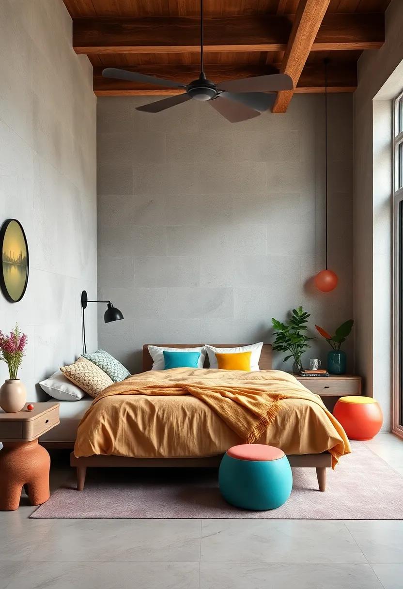 Playful Accessories: Don’t shy away from funky shapes and colors in your decor; playful accents can give your room the perfect finishing touch!