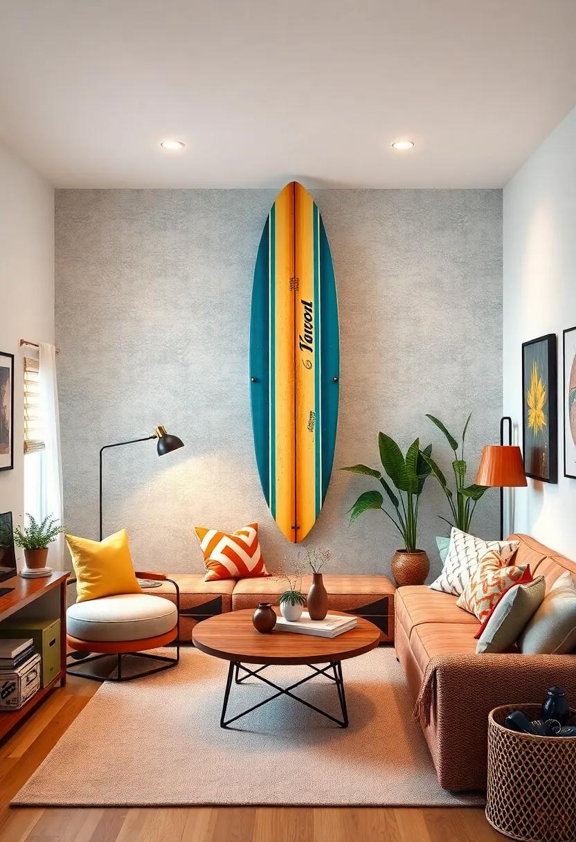 Daytona ​Beach Surfboard ‌Decor: Hang a surfboard on⁢ your wall or⁣ use it​ as a ‌functional decoration ‍that sparks summer vibes ‌and nostalgia for beach ​days