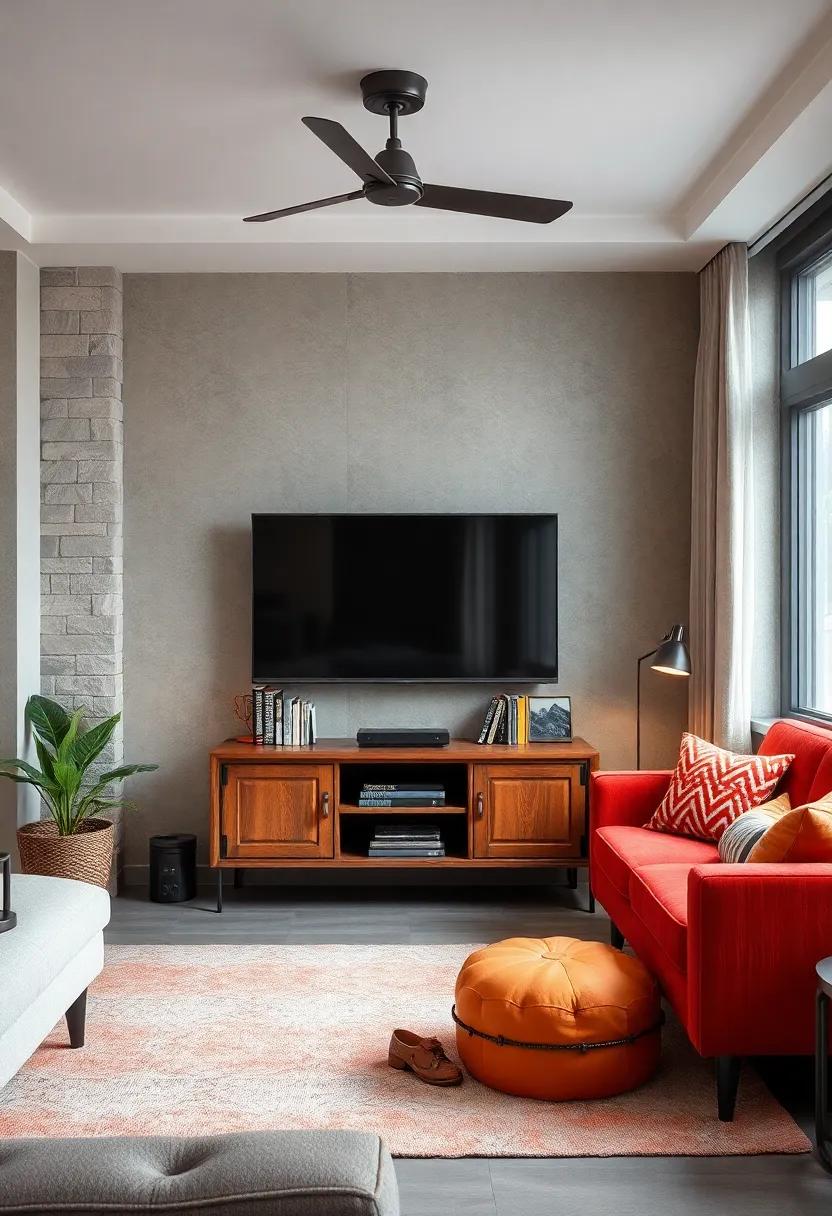 Old-school‌ TV Stand: ​Repurpose an antique or retro TV stand to display books or⁣ collectibles, infusing a ​vintage charm⁢ to your space