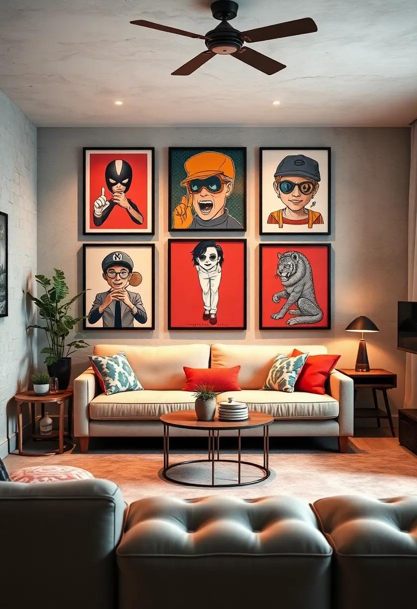 Retro Art⁣ Prints: Frame ​and ‌hang‍ retro art⁢ prints that celebrate pop culture, fashion, or iconic moments from ​the past, adding ‍interesting​ conversation‌ starters