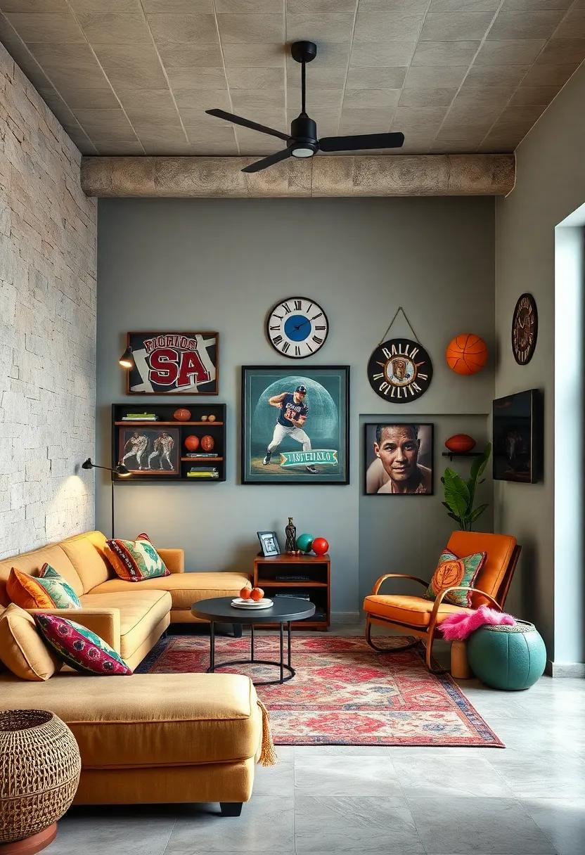 Vintage ⁤Sports Memorabilia: Display memorabilia ​from your favorite‌ sports teams or iconic athletes to celebrate the ‍spirit of⁤ competition and nostalgia