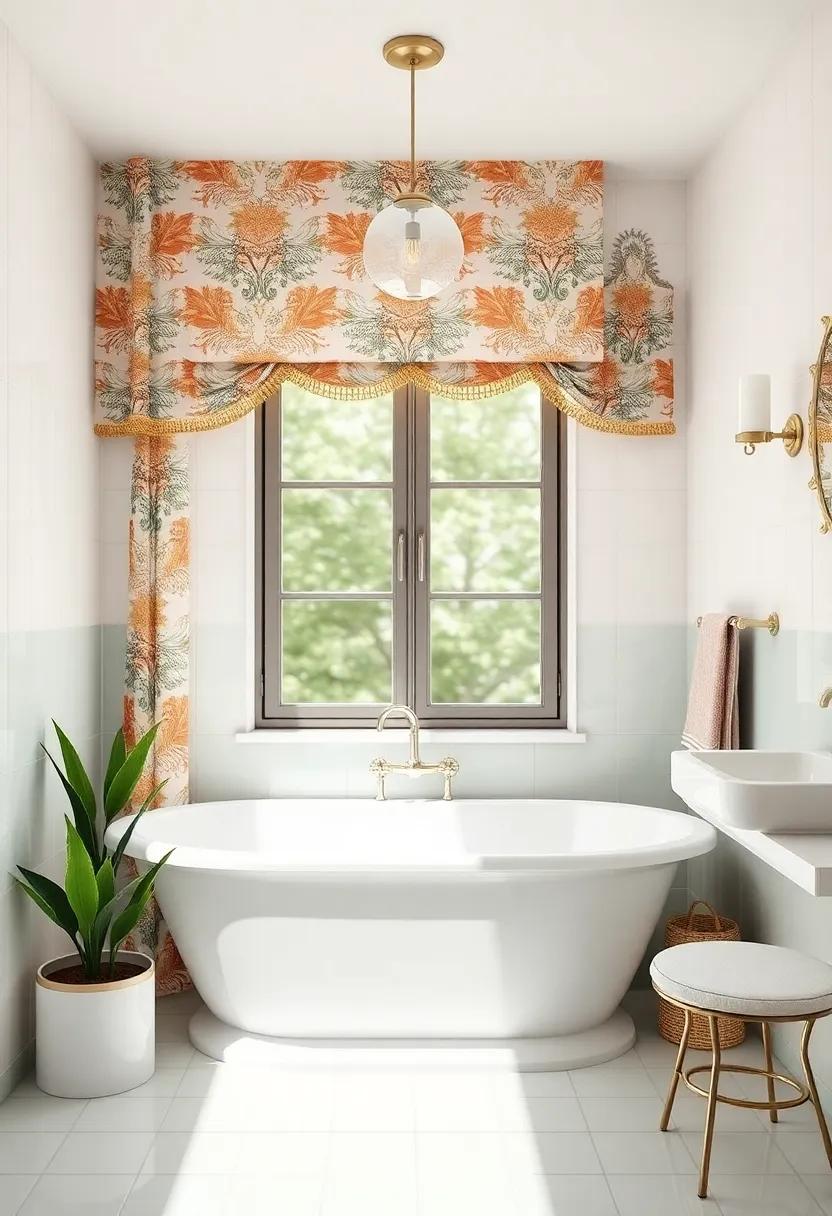 Window Treatments that Embrace Retro Patterns and Fabrics