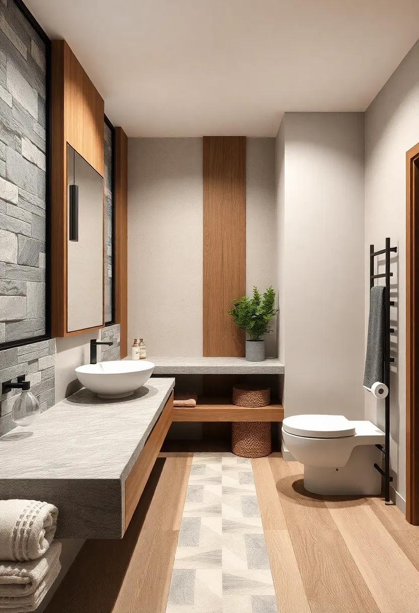 The Art ⁣of Combination: Blending Stone and Wood for a Harmonious Look