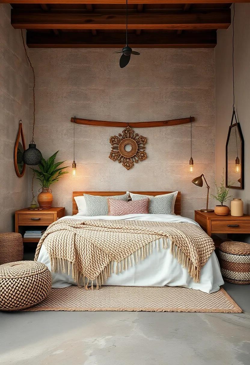 Cozy‌ Up with a Woven Blanket: Layer in a chunky knit or macrame⁢ throw blanket on the bed ​for warmth⁣ and texture, ⁢instantly elevating the rustic vibe