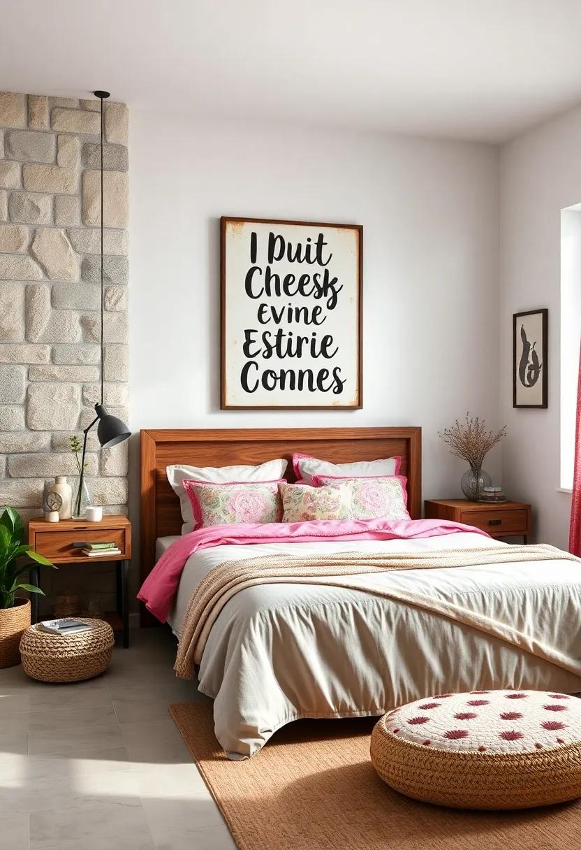 Fun Typography Art: Showcase⁤ her favorite quotes in rustic typography artwork to inspire ⁣and motivate her every day, ⁤while‍ adding ‍a trendy decor ⁢element