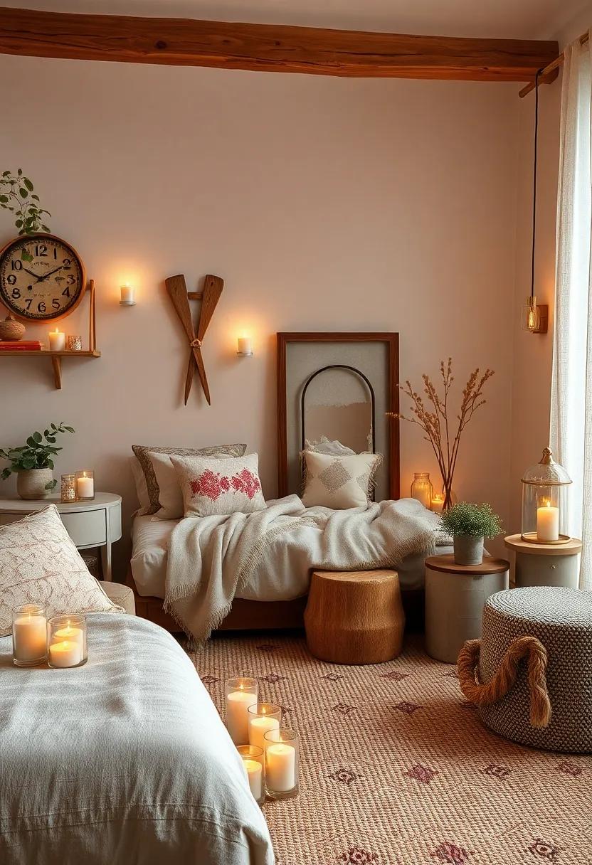 Scented Candles: Use rustic-style candles in glass jars or metal holders to infuse the space with inviting scents, creating a ⁢warm, cozy atmosphere perfect ‌for relaxation