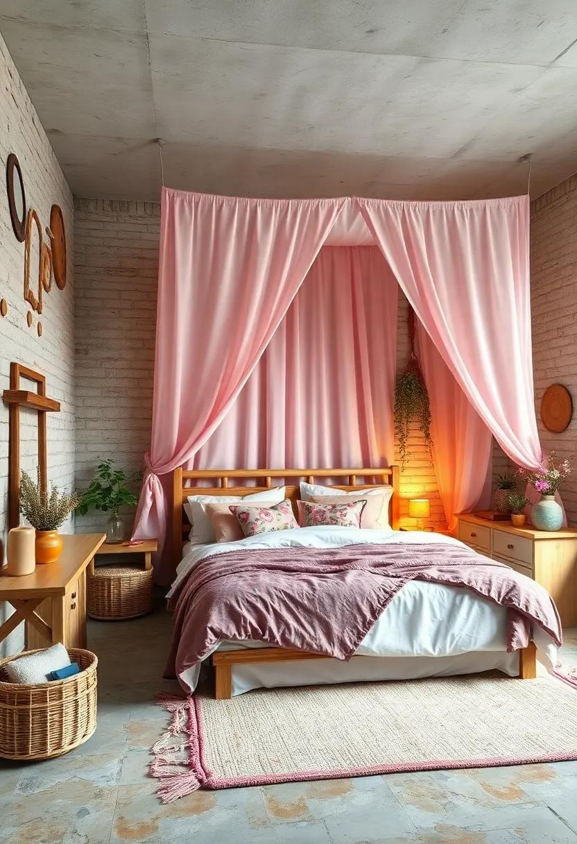 Whimsical ⁢Canopy Bed: Install a‍ fabric canopy over the bed for​ a dreamy touch,enhancing the⁣ cozy feel ⁢of the space while adding a bit of romance
