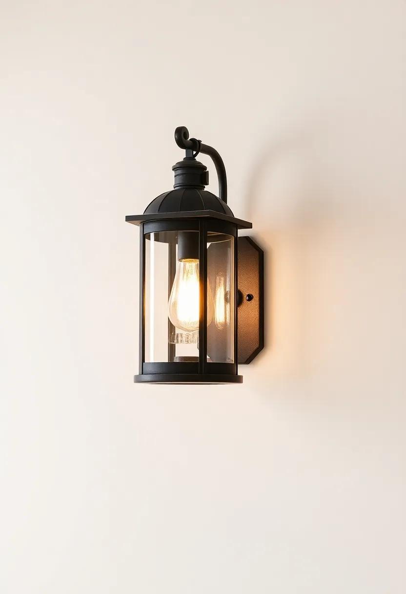 Lantern-inspired Wall Sconce: Add depth to your walls with lantern-inspired sconces that beautifully frame spaces while also providing practical task lighting