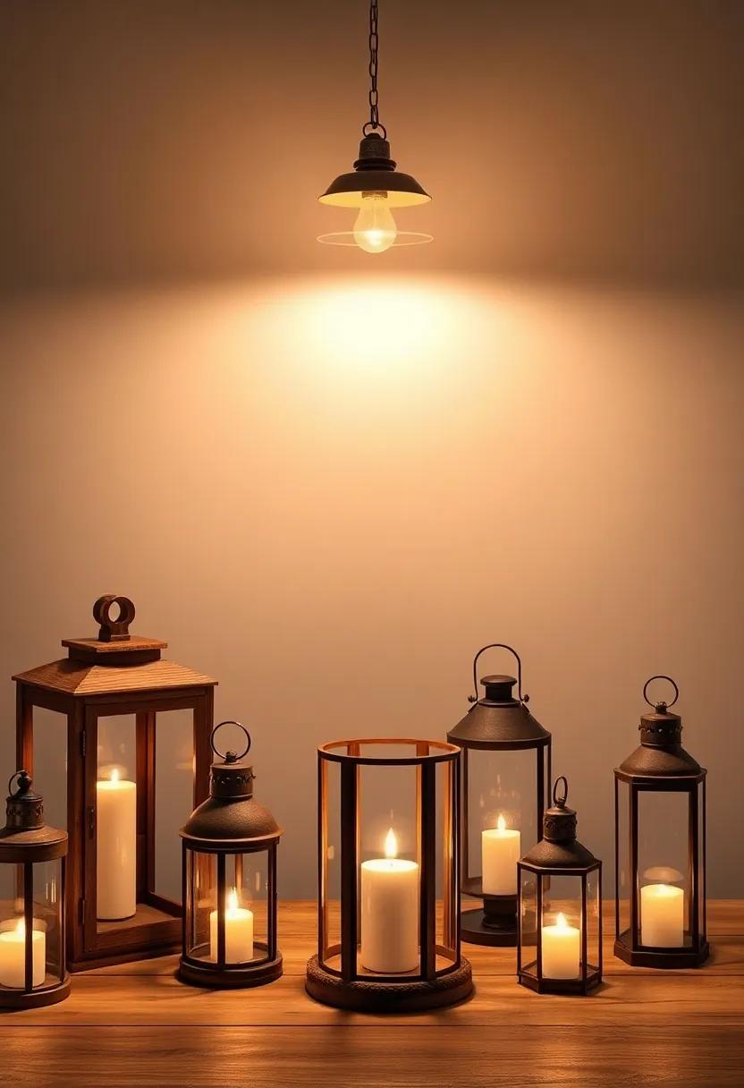 Creating Focal Points: Rustic lanterns that Steal the Spotlight