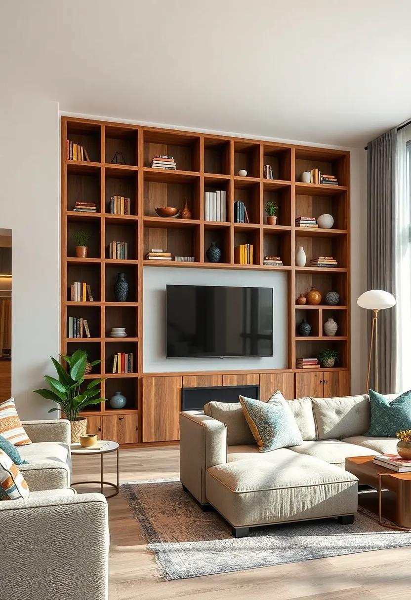 Modular Cube Systems: Use modular wooden cubes that allow ⁣for flexible arrangements, accommodating different spaces and styles while retaining⁣ a ​rustic charm