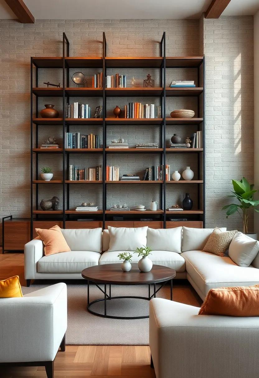 Industrial-Style Metal Frames: Marry rustic with modern by integrating metal frames with wooden shelves, creating a striking bookcase that pays ‍homage to both simplicity and sophistication