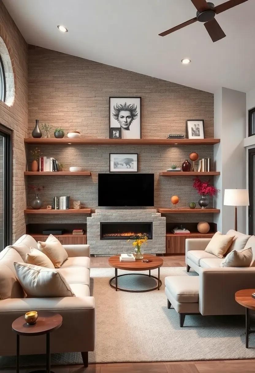 Floating ⁤Shelves: Elevate your ⁢rustic aesthetic with⁤ floating shelves, allowing for a clean and ⁤minimalistic look while providing plenty of ⁢space for your book and decor displays