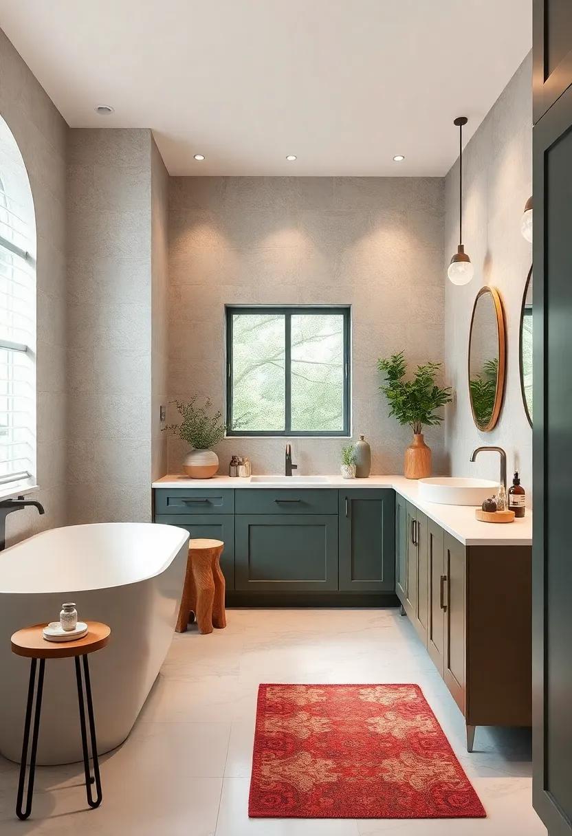 Incorporate ​a splash of whimsy with‍ unique cabinet shapes or colors, injecting a playful element into‍ an or else serene environment