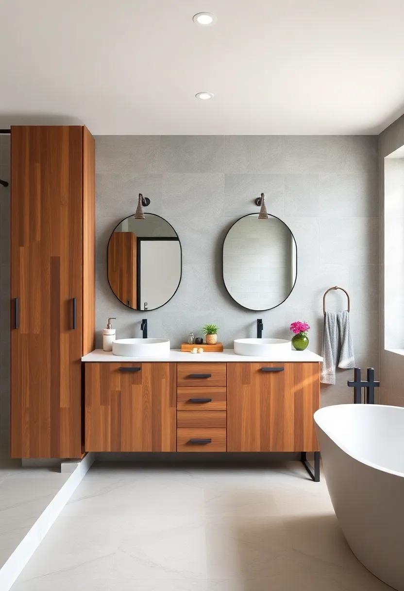 Mix rustic charm with contemporary style‍ by using ⁤reclaimed⁢ wood cabinetry,​ pairing it⁢ with‌ high-end fixtures for a unique⁢ and inviting retreat