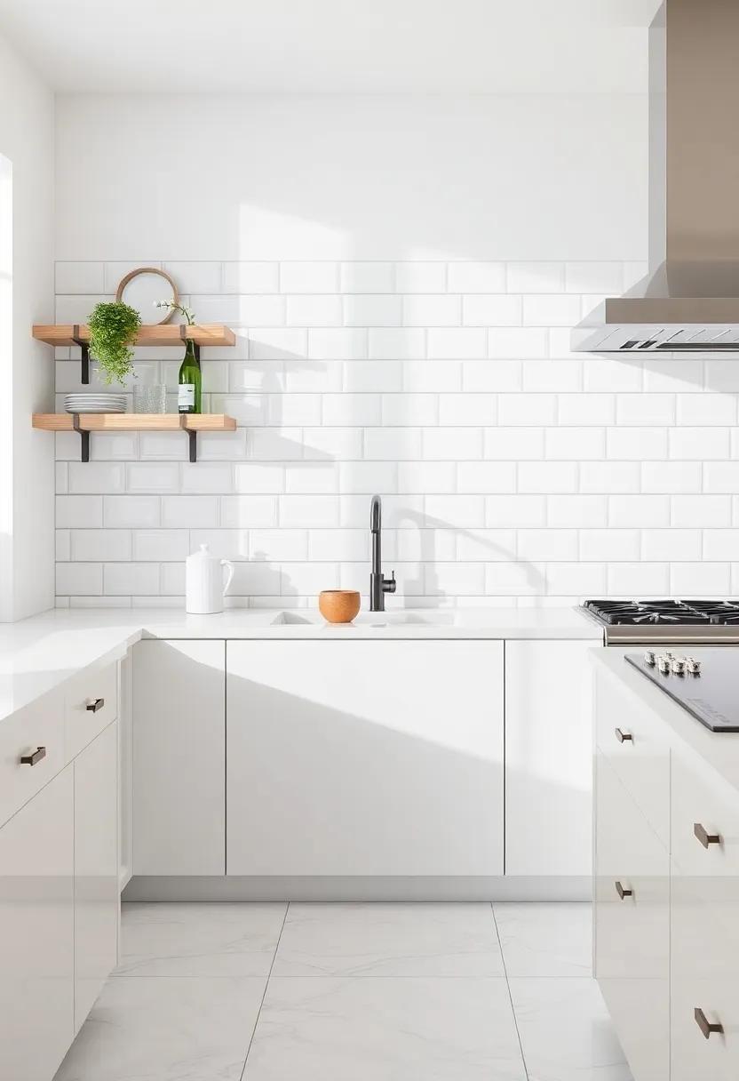 Glossy Finish Subway Tiles: Elevate your walls with reflective surfaces that expand the space and add a modern twist to traditional designs