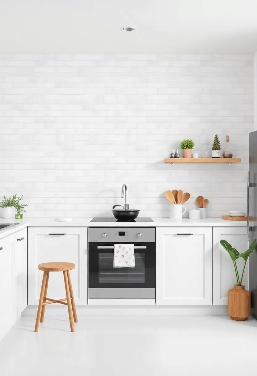 Minimalist White Washed Tiles: achieve the Scandinavian hallmark of simplicity with white washed tiles that provide a clean backdrop for your decor