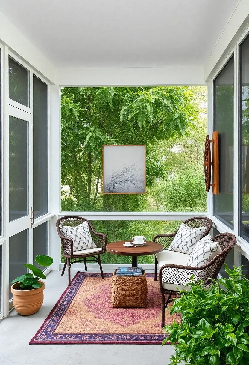Personalize with Artwork: Hang serene paintings or intricate wall decor that echoes the theme of tranquility and nature