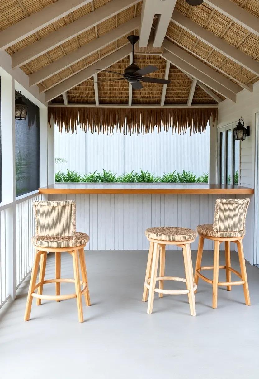 Stylish bar Stools: The‌ Perfect Blend of Comfort and Island Flair