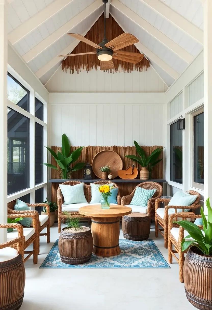 Mixing‌ Coastal‌ Decor⁢ with Tiki Elements⁢ for ⁤a⁣ Unique Vibe