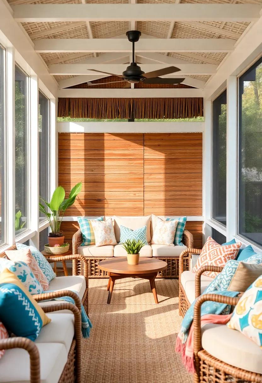 Create a Cozy Lounge Area ‌with Colorful Cushions⁤ and‌ Throws