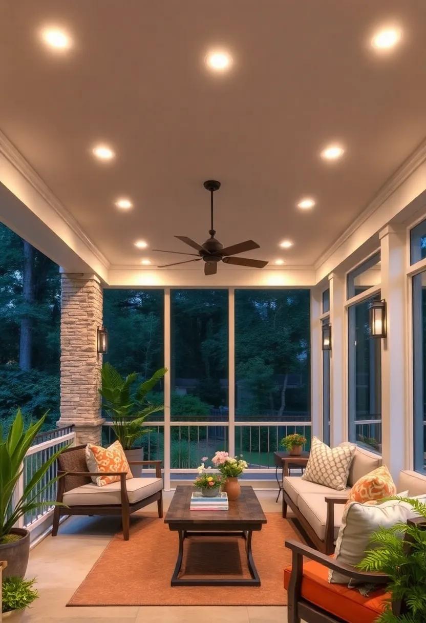 Illuminate Your space: The Enchantment of Recessed Lighting in Screened​ Porches